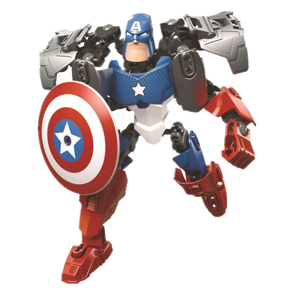 Figura De Acción Capitan America Armable Juguete Colección
